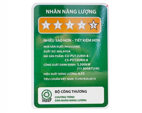 Máy lạnh Panasonic 1.5 HP CU/CS-N12UKH-8